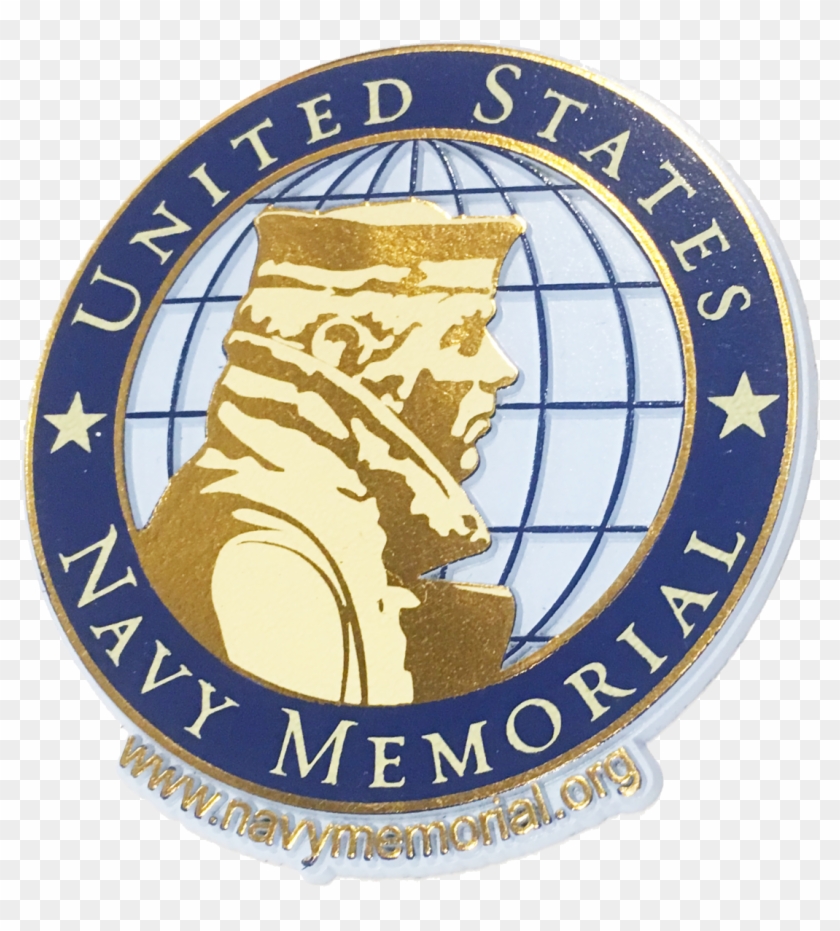 United States Navy Memorial Official Logo Magnet The - Emblem Clipart