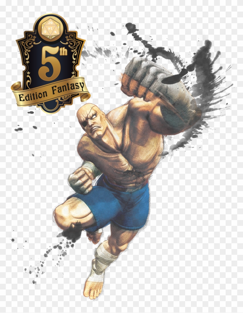 Sagat Street Fighter Dnd 5e - Sagat Street Fighter Png Clipart #3863956