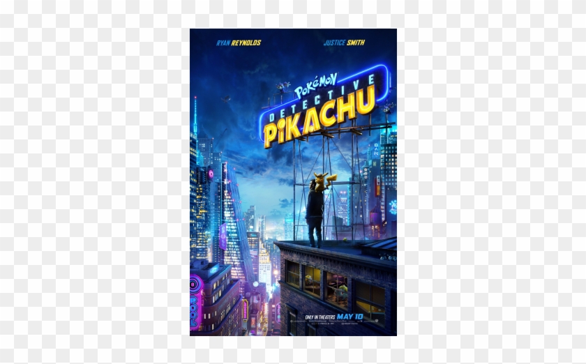 Rated Pg - Detective Pikachu Poster Clipart #3863957