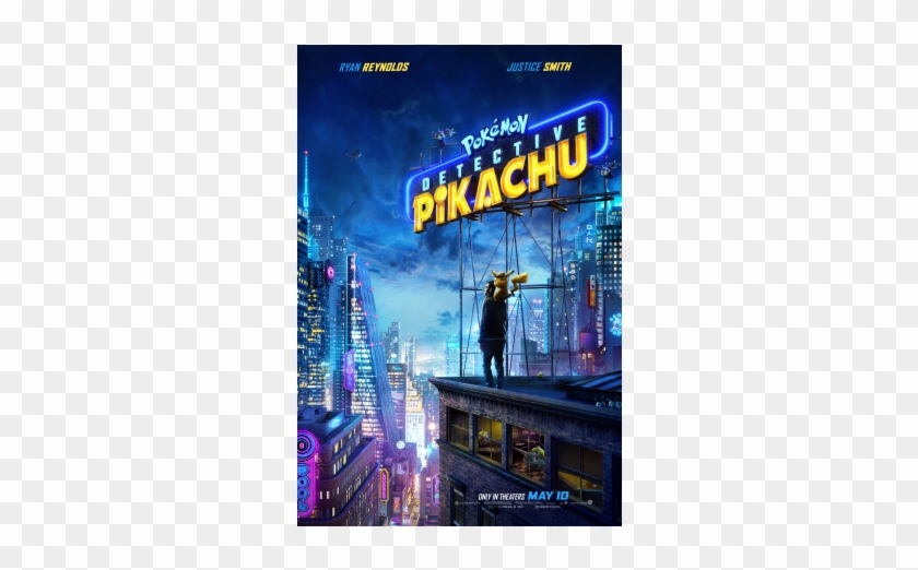 Rated Pg - Detective Pikachu Poster Clipart #3863957