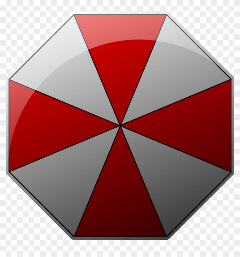 Umbrella Corporation, Umbrella Corps, Umbrella, Triangle - Umbrella Corporation Umbrella Png Clipart #3864222