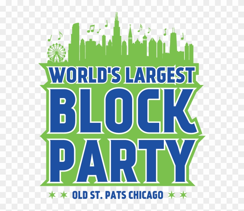 Pat's World's Largest Block Party - World's Largest Block Party Chicago 2018 Clipart #3864256