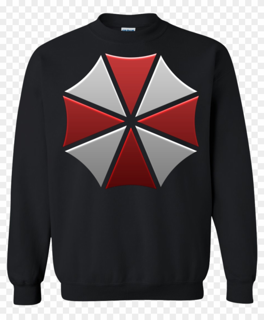 Umbrella Corporation Corp Logo Crewneck Pullover Sweatshirt - Captain Marvel Inspirational Quotes Clipart #3864288