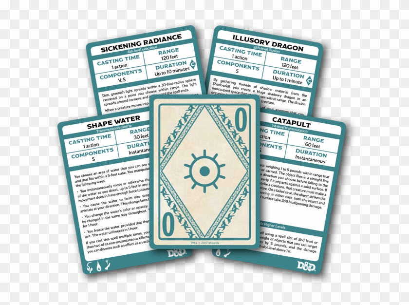 Order Your Spellbook Card Deck Today - Xanathar's Guide Spellbook Cards Clipart #3864349