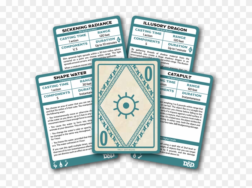 Order Your Spellbook Card Deck Today - Xanathar's Guide Spellbook Cards Clipart #3864349