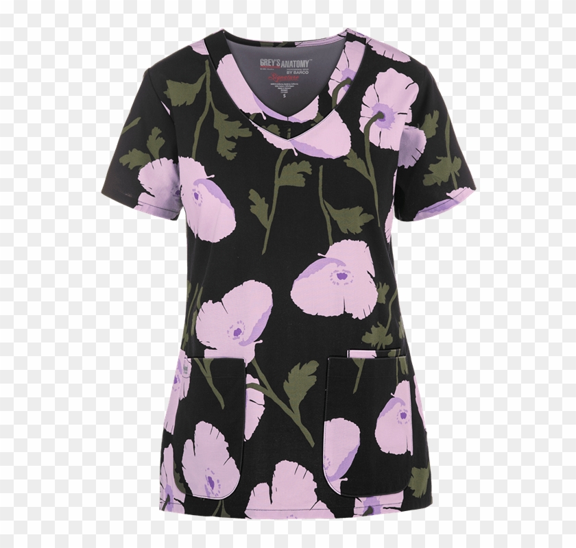 Ga2138pr - Grey's Anatomy Poppy Scrubs Clipart #3864422