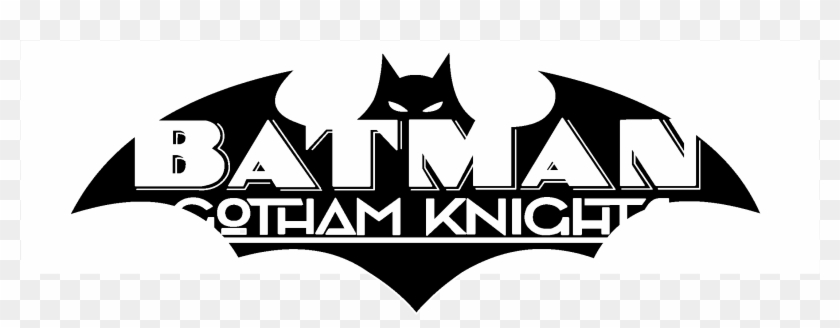 Gotham Knights Logo Black And White - Batman Clipart #3864768