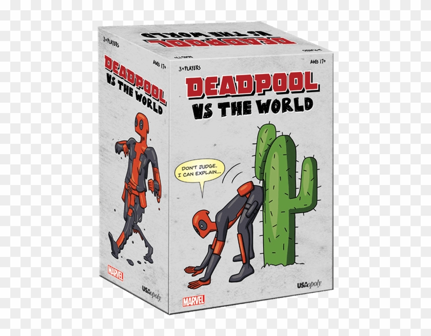 Board Games - Deadpool Vs The World Board Game Clipart