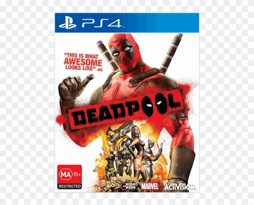 Action, Video Games - Deadpool Pa4 Clipart