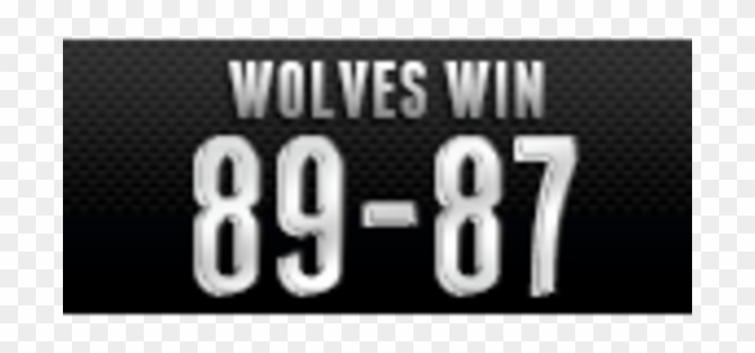 Late Rally Falls Short As Wolves Lose 89-87 To Bobcats - Circle Clipart #3865506