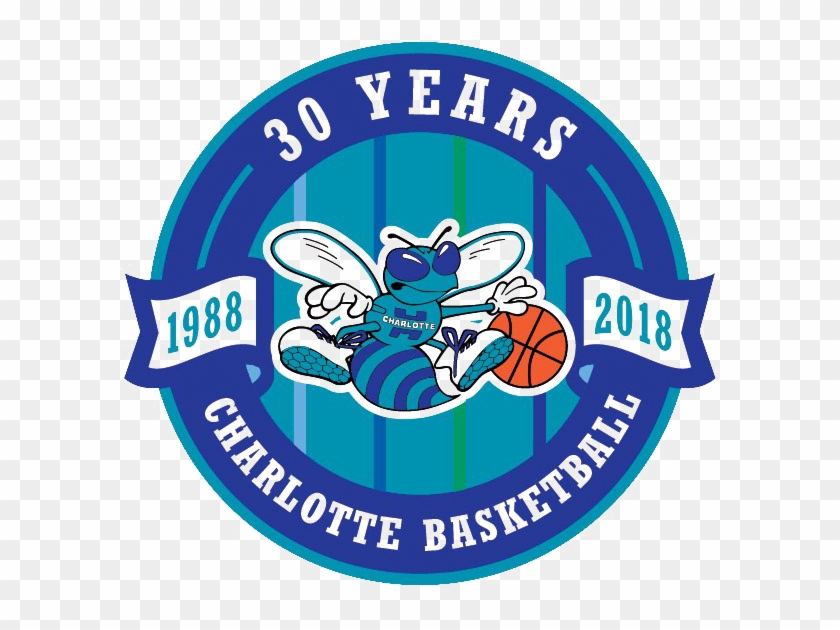 Charlotte Hornets Transparent Png - Charlotte Hornets 30 Years Clipart