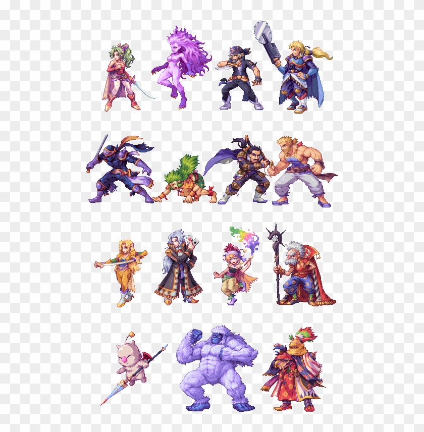 Butler Wolf Of Pixels Another Ff Sprite Project I've - 2d Final Fantasy Vi Clipart