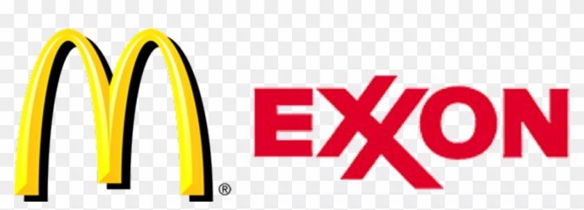 Exxon Logo Png - Mcdonalds Exxon Clipart #3865677
