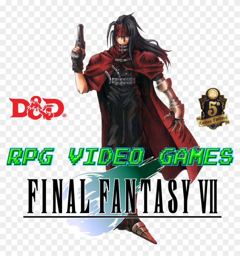 Final Fantasy 7 Vincent Valentine Dnd 5e - Vincent Valentine Ff7 Clipart #3865925