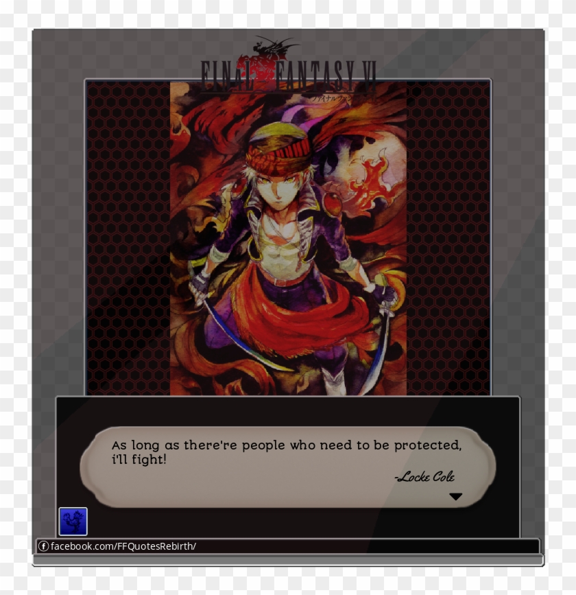Locke Cole Final Fantasy Vi Super Nintendo 1994 Square - Final Fantasy Vi Clipart