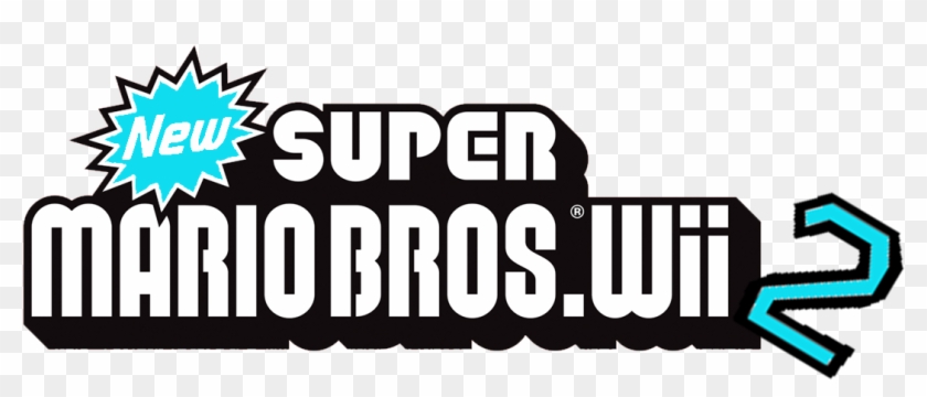 New Super Mario Bros Wii - New Super Mario Bros Wii Logo Clipart #3866090