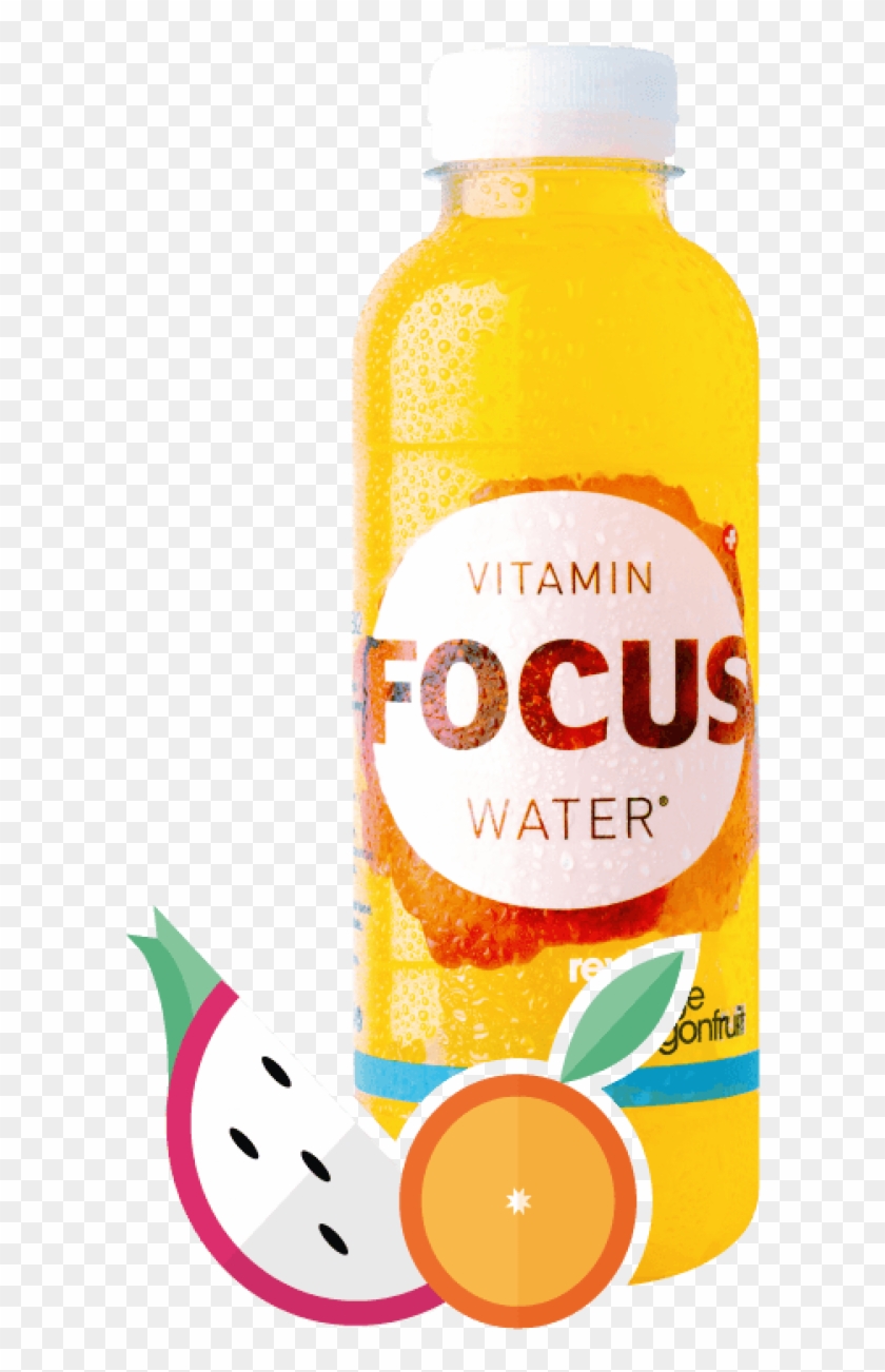 Rich In Vitamins // Low-calorie // Produced In Switzerland - Focus Getränk Clipart