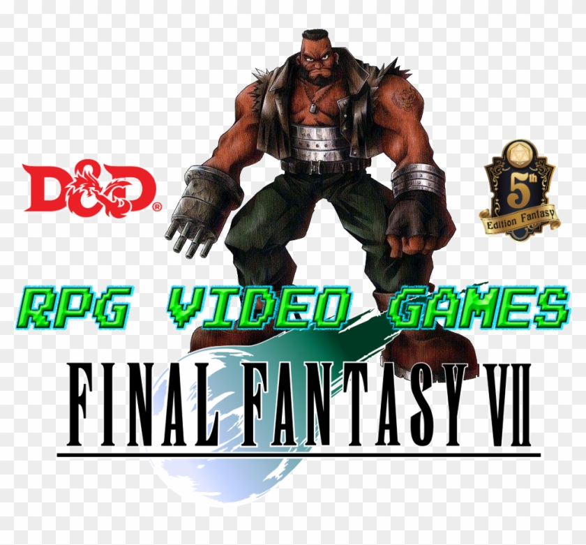 Rpg Material Of Many Genres - Final Fantasy 7 Characters Clipart