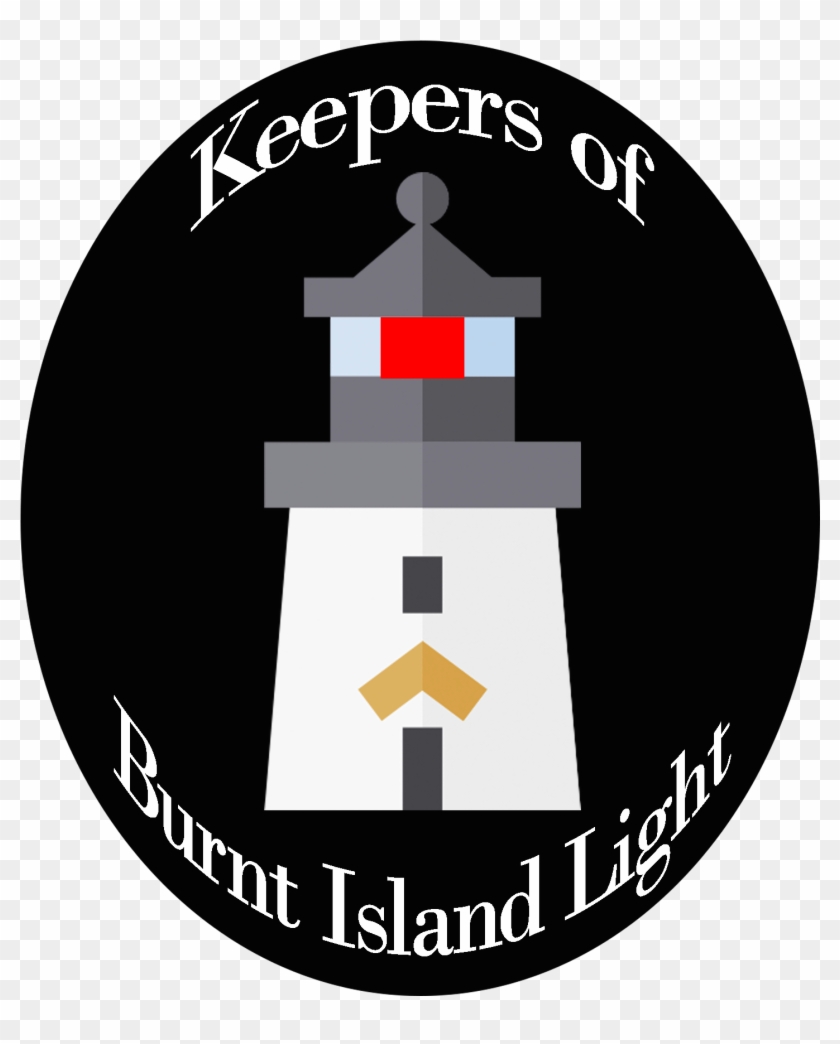 Burnt Island Living Lighthouse - Emblem Clipart