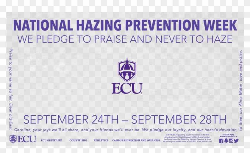 East Carolina Greeks, Ecu Counseling Ctr, Ecu Athletics - Graphics Clipart