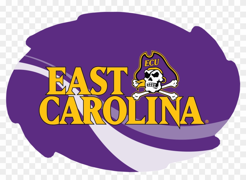 East Carolina Pirates 5″ X 6″ 2-pack Swirl Magnet Set - Graphic Design Clipart #3866603