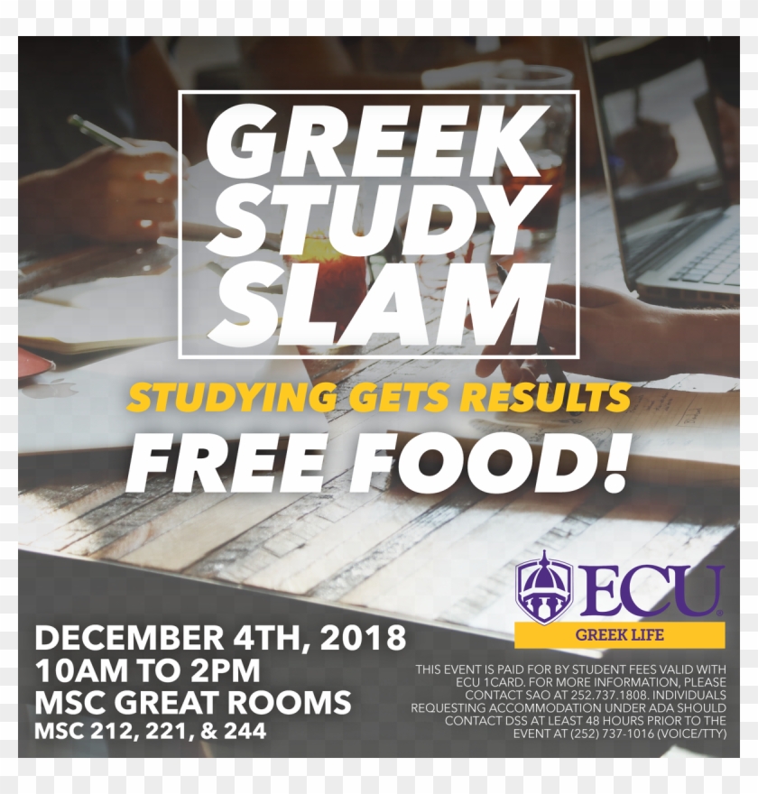 East Carolina Greeks - Flyer Clipart #3866761