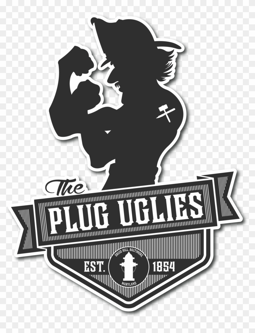 Plug Uglies Decal Morale Patch, Fighter Tattoos, Firefighting, - Plug Uglies Firefighting Clipart