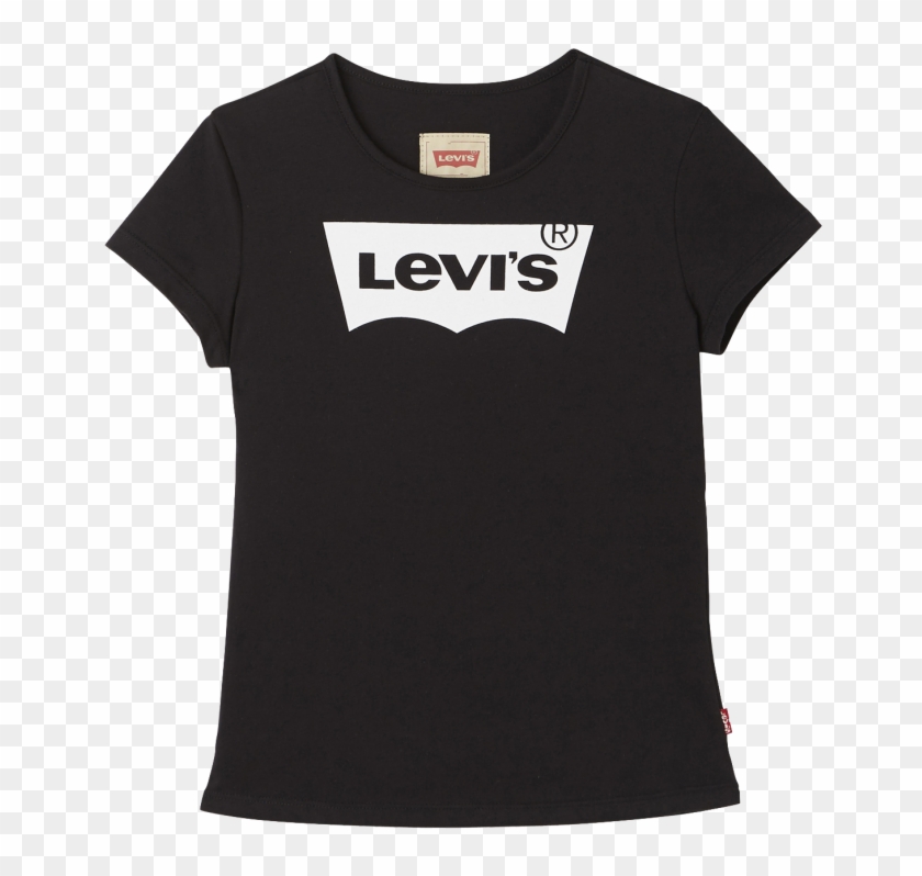 Levi's Kids Ss Tee Batwing Levi's Girl - Levis T Shirt Dame Sort Clipart #3867545