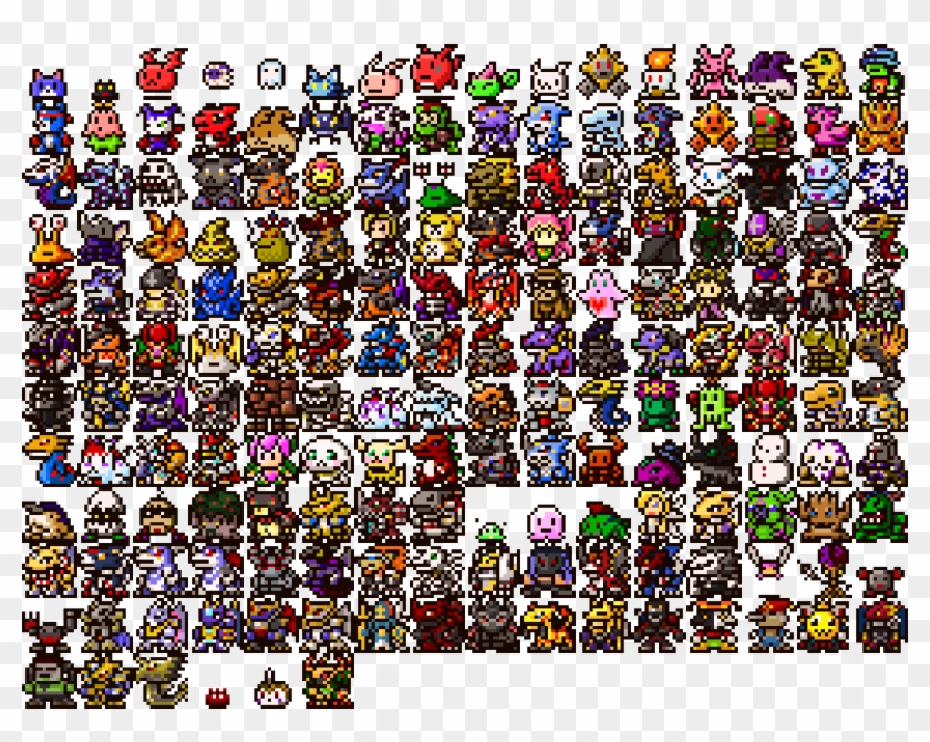 Video Gamesthe Digimon Sprites Of Re Digimon 8 Bit Sprites Clipart Pikpng