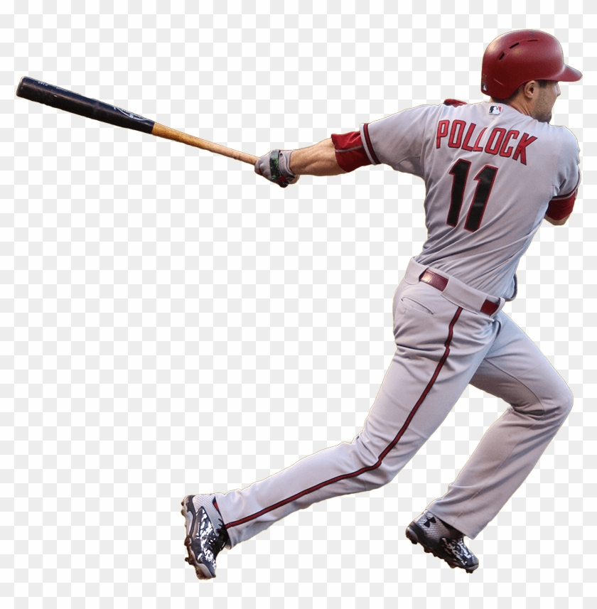 Arizona Diamondbacks Aj Pollock - Arizona Diamondbacks Player Png Clipart