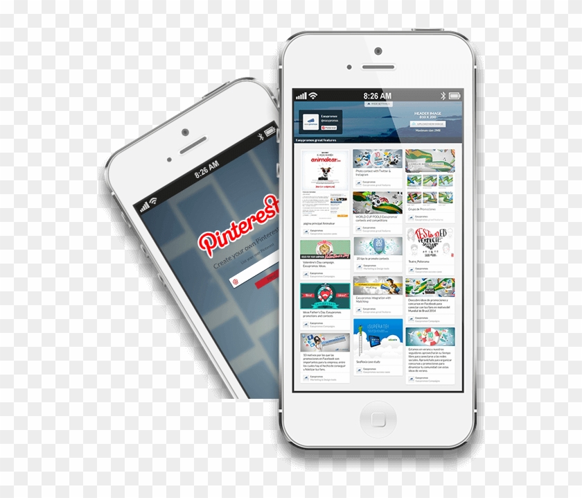 Free Pinterest App For Facebook Pages - Iphone Clipart