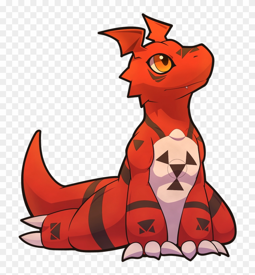 Thinking Of Bread - Guilmon Clipart #3868968