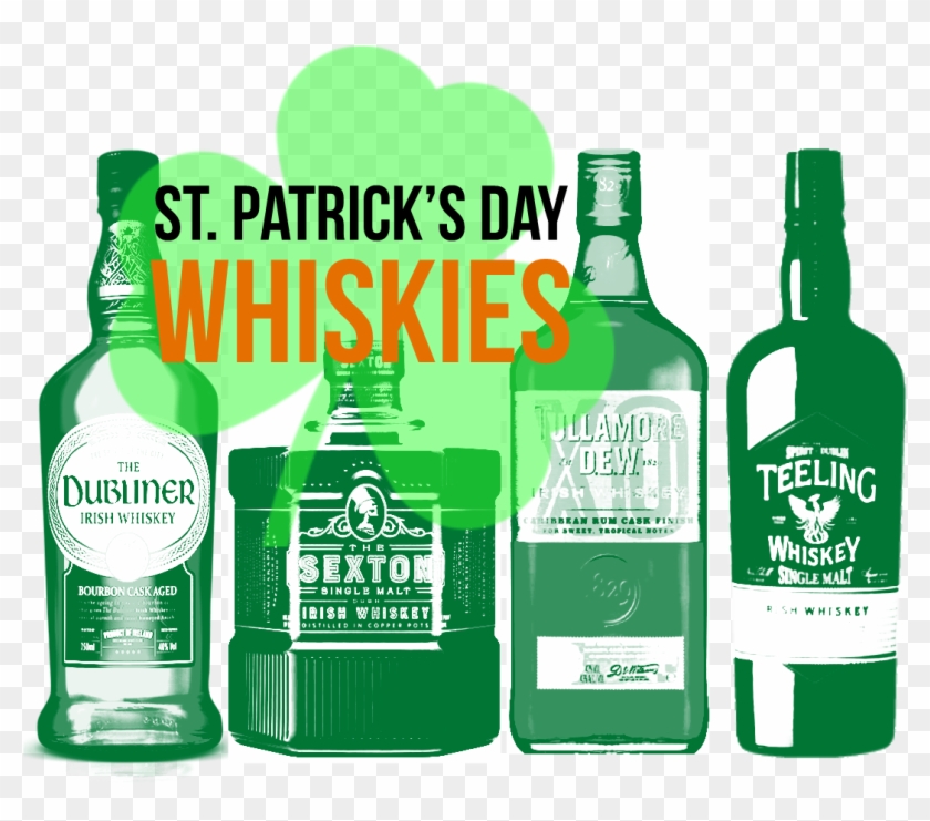 Irish Whiskies Off The Beaten Path - Glass Bottle Clipart #3869114