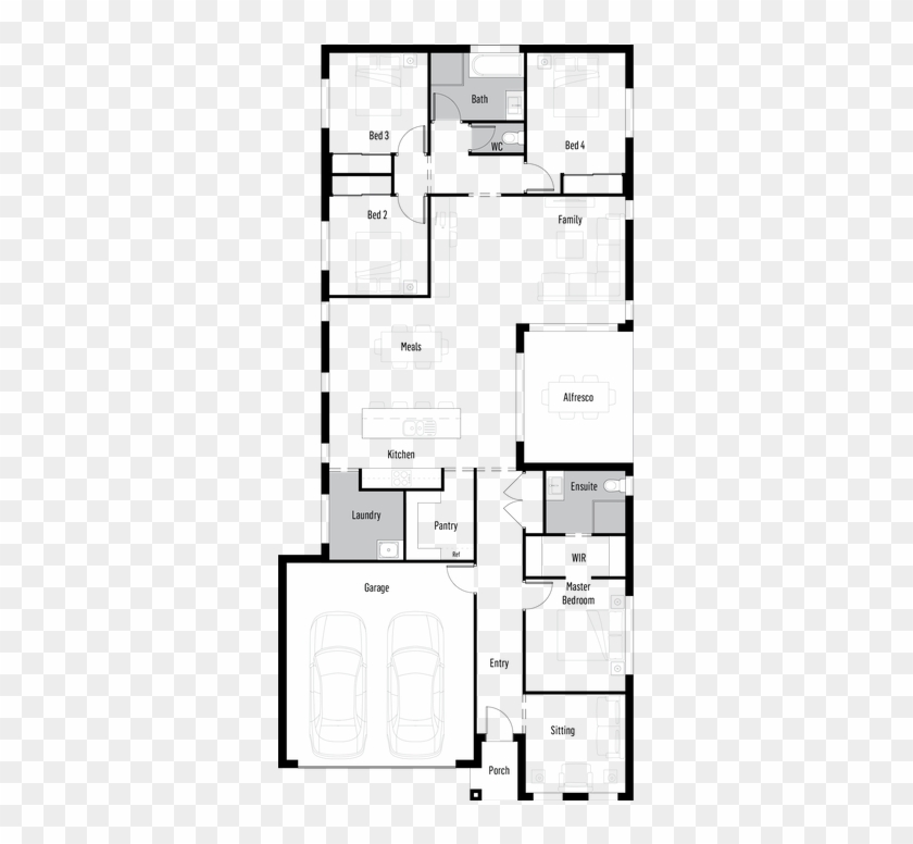 Hurley 24 Floor Plan - Floor Plan Clipart #3869366