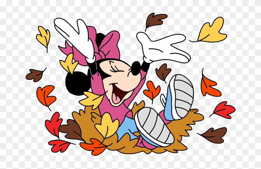 Golf Clipart Minnie Mouse - Mickey And Minnie Fall - Png Download
