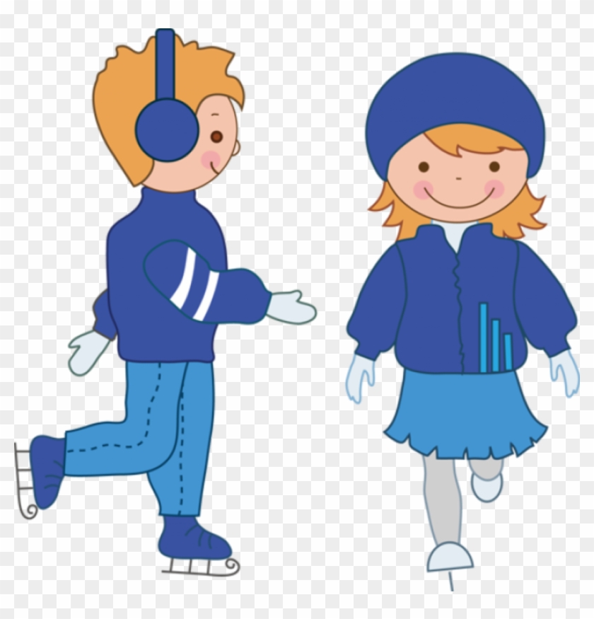 Png Free Library Free Ice Skating Clipart - Ice Skating Clipart Png Transparent Png #3869654