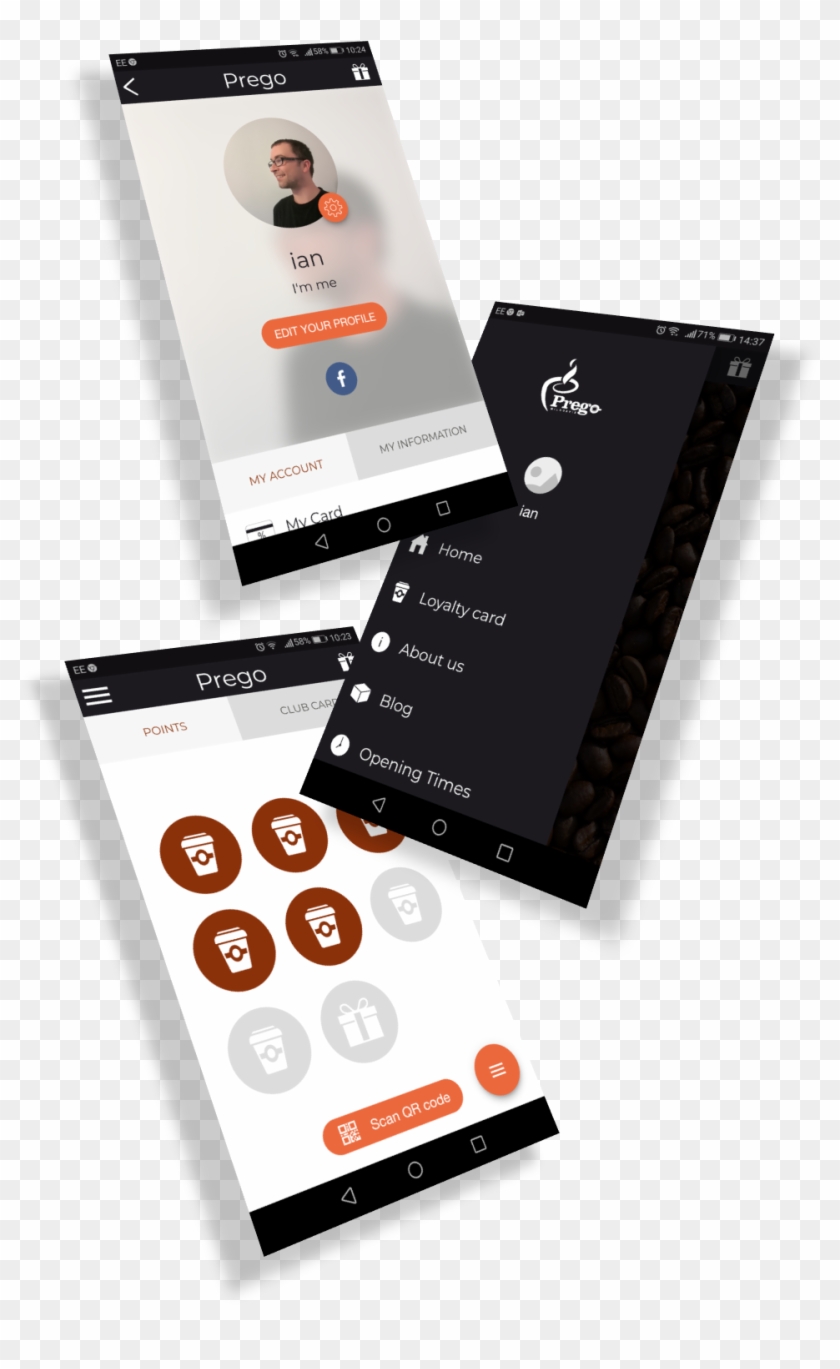 Mobile App Developer Screen Preview - Flyer Clipart
