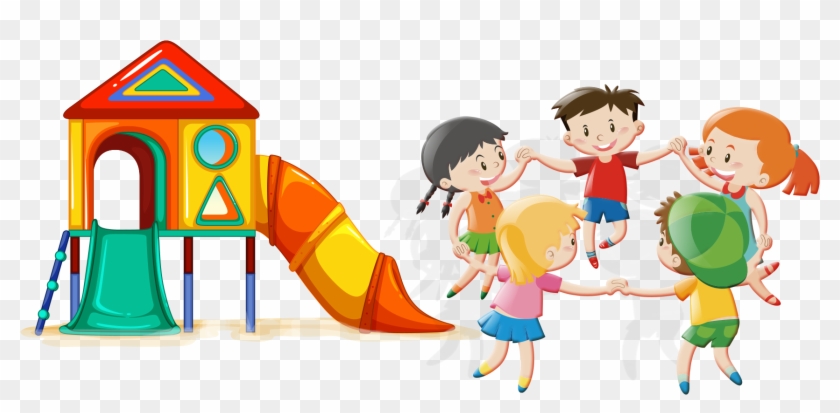 Play Park Royalty-free Child Cartoon Amusement Clipart - Children Inclusion - Png Download