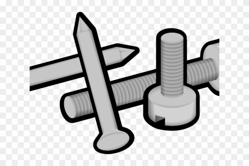 Nails And Screws Clip Art - Png Download #3869711