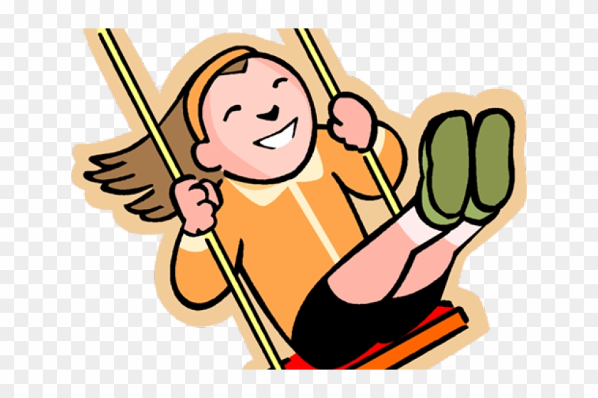 Swing Clipart Transparent - Kid Swinging Clipart - Png Download #3869804