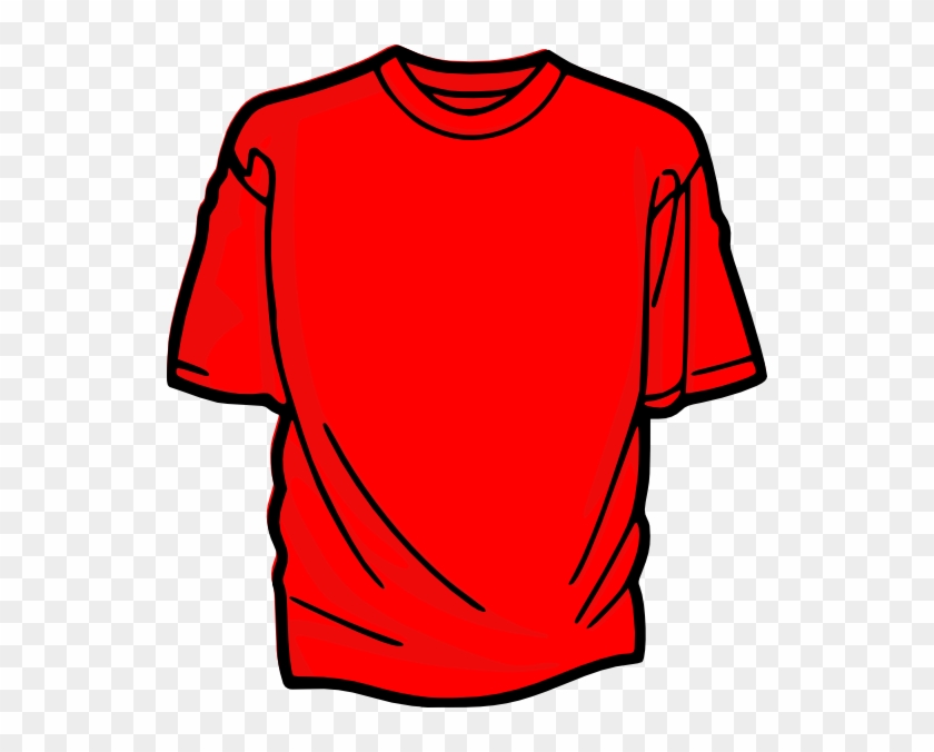 Red T Shirt Clip Art At Clkercom Vector Online Royalty - Transparent T Shirt Clip Art - Png Download