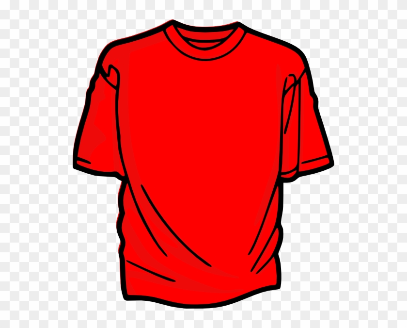 Red T Shirt Clip Art At Clkercom Vector Online Royalty - Transparent T Shirt Clip Art - Png Download #3870214