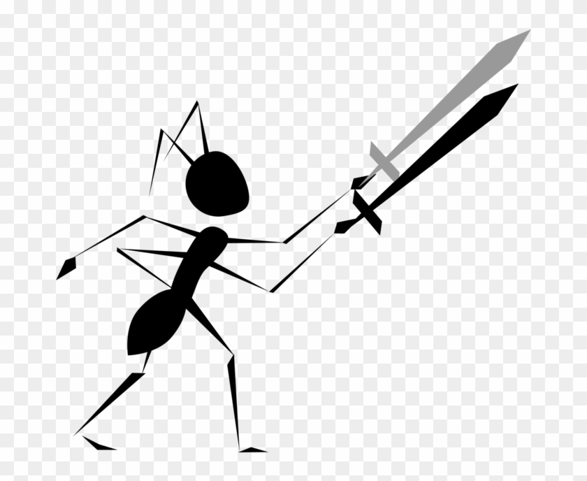 Army Ant Clip Art For Liturgical Year Computer Icons - Ants Fighting Clipart - Png Download #3870609