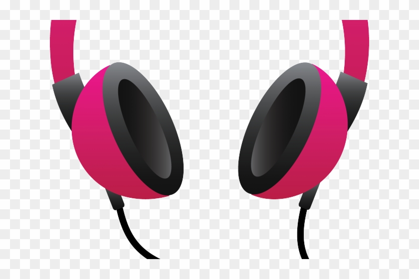 Headphone Clipart Pink Headphone - Transparent Background Headphone Clipart Png #3870722
