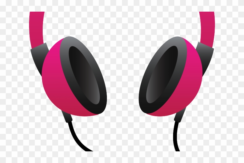 Headphone Clipart Pink Headphone - Transparent Background Headphone Clipart Png