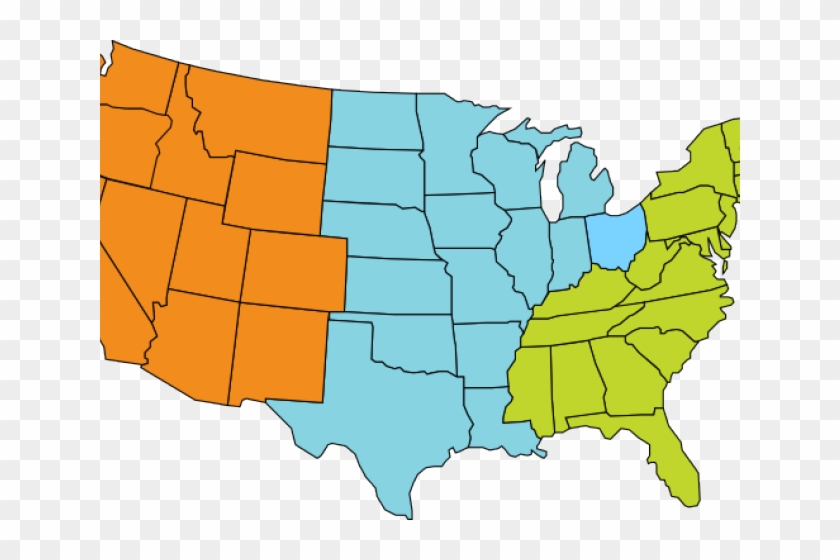 Region Cliparts - Pennsylvania To North Carolina - Png Download