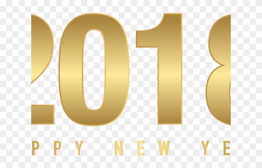 New Year Clipart Gold - Graphic Design - Png Download