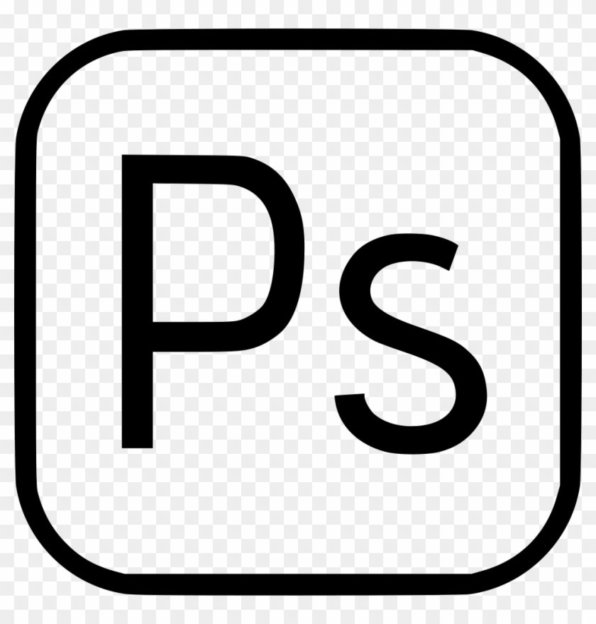 Adobe Svg Free Download File Ⓒ - Photoshop White Logo Png Clipart #3871287