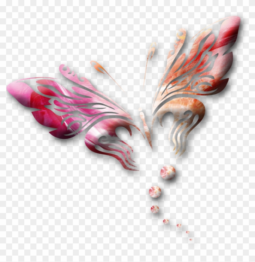 See Here Butterfly Clipart Black And White Outline - Mariposas Png Transparent Png #3871488