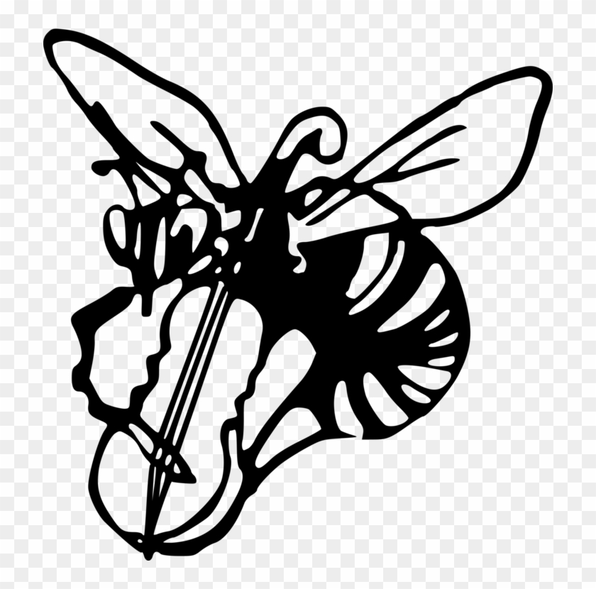 Black And White Butterfly Musical Theatre Violin Clipart